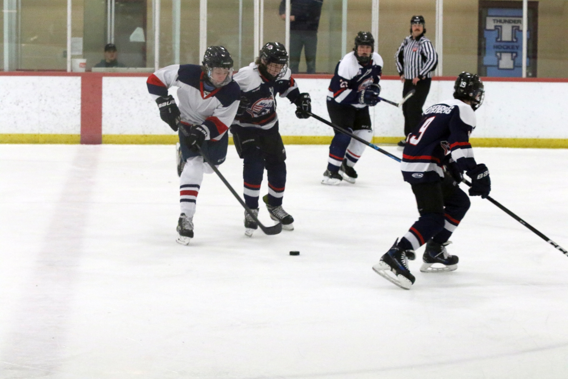 Skating with the puck